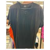 Menï¿½s Black 2XL Cotton Short Sleeve Shirt