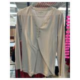 Eddie Bauer XL Beige Long-Sleeve Shirt