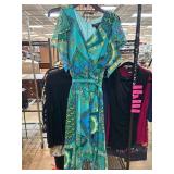 Signature by Robbie Bee Polyester Wrap Dress