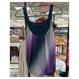 Paper Doll Sleeveless Gradient Top