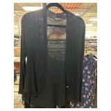 Black JKLA Open Front Cardigan, Made in Mexico