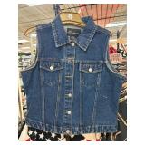 No Boundaries Denim Sleeveless Vest