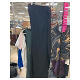Black Floor-Length Skirt with Elastic Waist