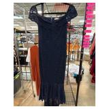 Who I Am Navy Lace Formal Dress