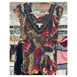 Weston Wear V-Neck Top with Studded Trim