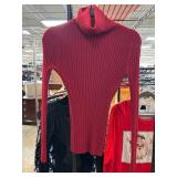 Red Ribbed Turtleneck Sweater by Itï¿½s Our Time