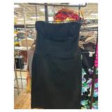 J. Crew Black Strapless Dress