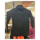 Black Lace Long-Sleeve Top