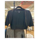 White House Black Market Black Shrug Sweater