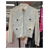 Guess White Full-Zip Jacket