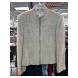 Jones New York Beige Tweed Jacket