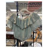 Elan Off-Shoulder Ruffle Blouse