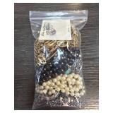 Bag of Assorted Costume Jewelry Pieces