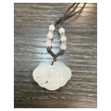 Carved Nephrite Pendant Necklace