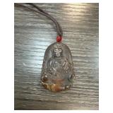 Nephrite Pendant Depicting Seated Figure