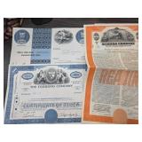 Vintage Stock Certificates