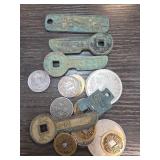 Replica Ancient Coins and Keys