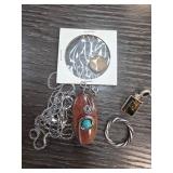 Jewelry Lot with Sterling and Stone Pieces