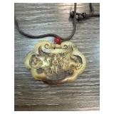 Nephrite Pendant with Mythical Design