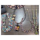 Jewelry Lot with Multicolor Designs