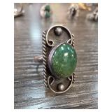 Sterling Silver and Turquoise Ring, Size 6