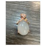 Nephrite Pendant With Ornamental Details