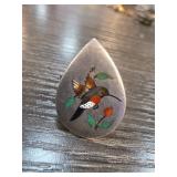 Sterling Silver Hummingbird Ring Sz 4