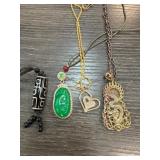 Four Assorted Pendants