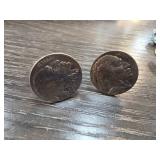 Buffalo Nickel Cufflinks With Coin Design
