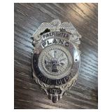 Plano Fire Department Badge with Eagle Motif