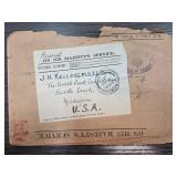 Offcl Royal Envelope to THE J.H. Kellogg, M.D.