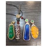 Four Stone Pendants