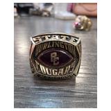 Burlington Cougars Class AA Championship Ring