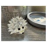 Swarovski Crystal Hedgehog Figurine with Box
