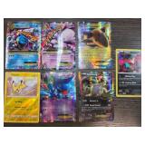 7 Pokemon Holo Trading Cards