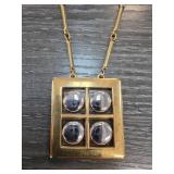 Gold-Tone Pendant Necklace by Artistry