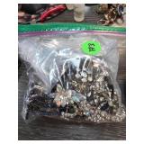 Bag of Assorted Rhinestone Jewelry