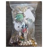 Bag of Assorted Costume Jewelry