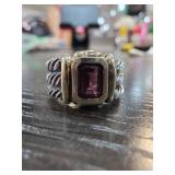 David Yurman 14K and Sterling Silver Ring