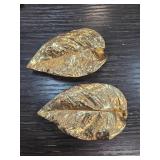 Mimi Din Gold-Tone Leaf-Shaped Belt Buckle