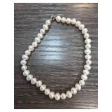 Sterling Silver Pearl Necklace