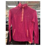 Avalanche Pullover Fleece Jacket, Pink, Size S