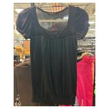 Soprano Black Short-Sleeve Top