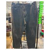 Gray Denim Jeans with Five-Pocket Design