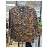 Susan Graver Style Animal Print Jacket