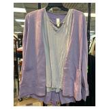 Wynne Layers Lavender Cardigan XL
