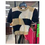 Hand-Knit Geometric Sweater by Selina