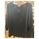 Calvin Klein Black 3X Womenï¿½s Top