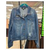 Fair Child Denim Jacket with Embroidered Back