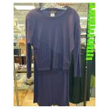 Carole Little Purple Knit Two-Piece Set